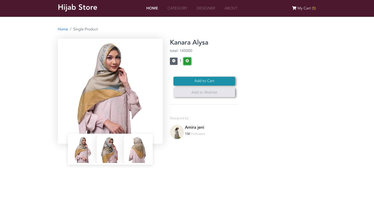 e-commerce Hijab Store